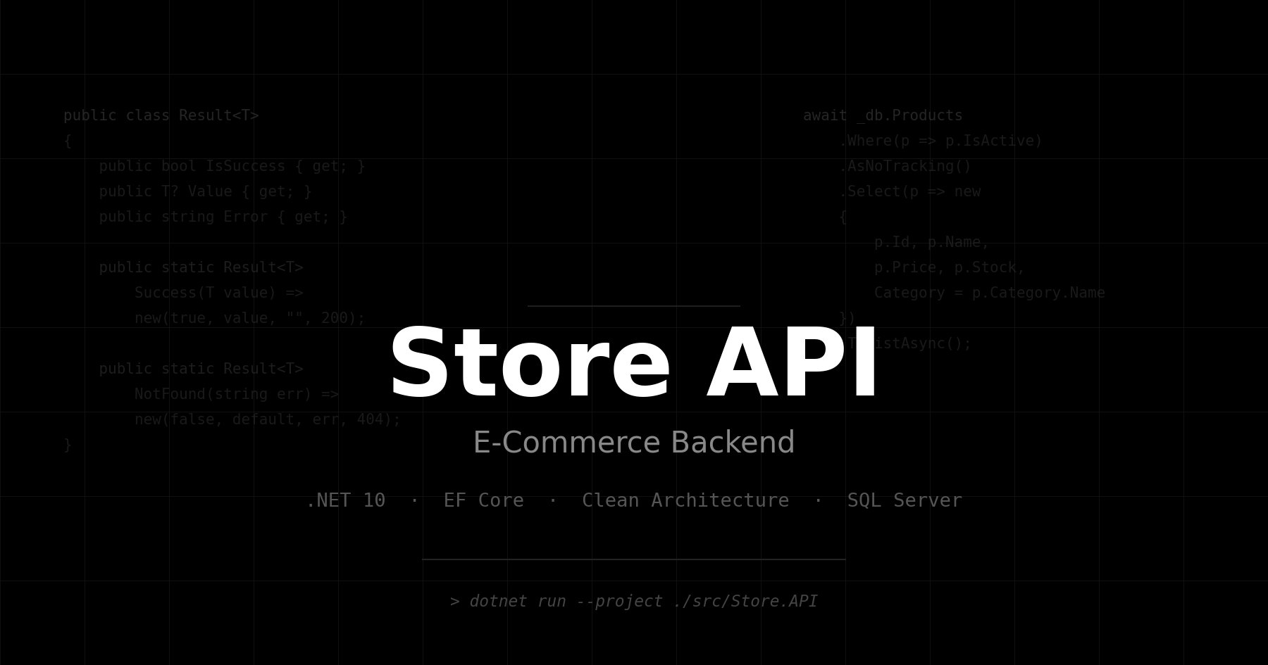 A .NET 10 e-commerce API architected through 10 mentored tasks, evolving from direct DbContext queries to a layered, production-ready system with advanced EF Core performance tuning.